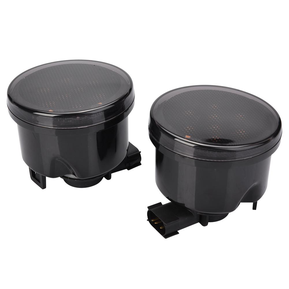 Pair of LED Fender Turn Signal Side Marker Light Fit for Jeep Wrangler JK JKU 2007 2018