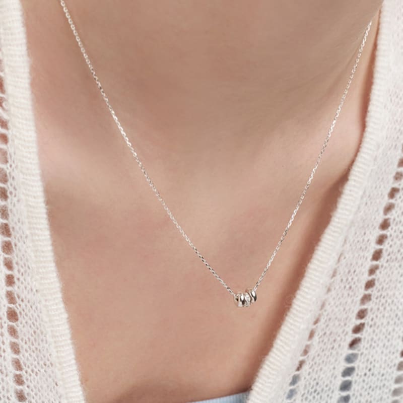 

ENGBROX triple delight necklace silver