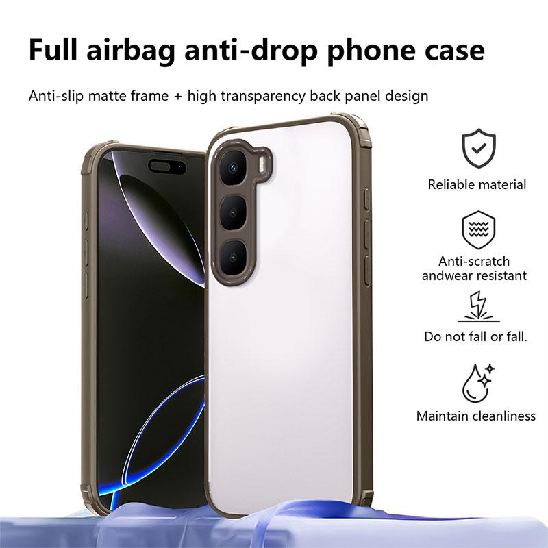 

Протиударний чохол для infinix Hot 60 60i Тверда задня кришка для infinix Hot 60 pro plus Бампер з ТПУ + ПК Захисна Capa Hot60 Coque Hot 60 pro хакі