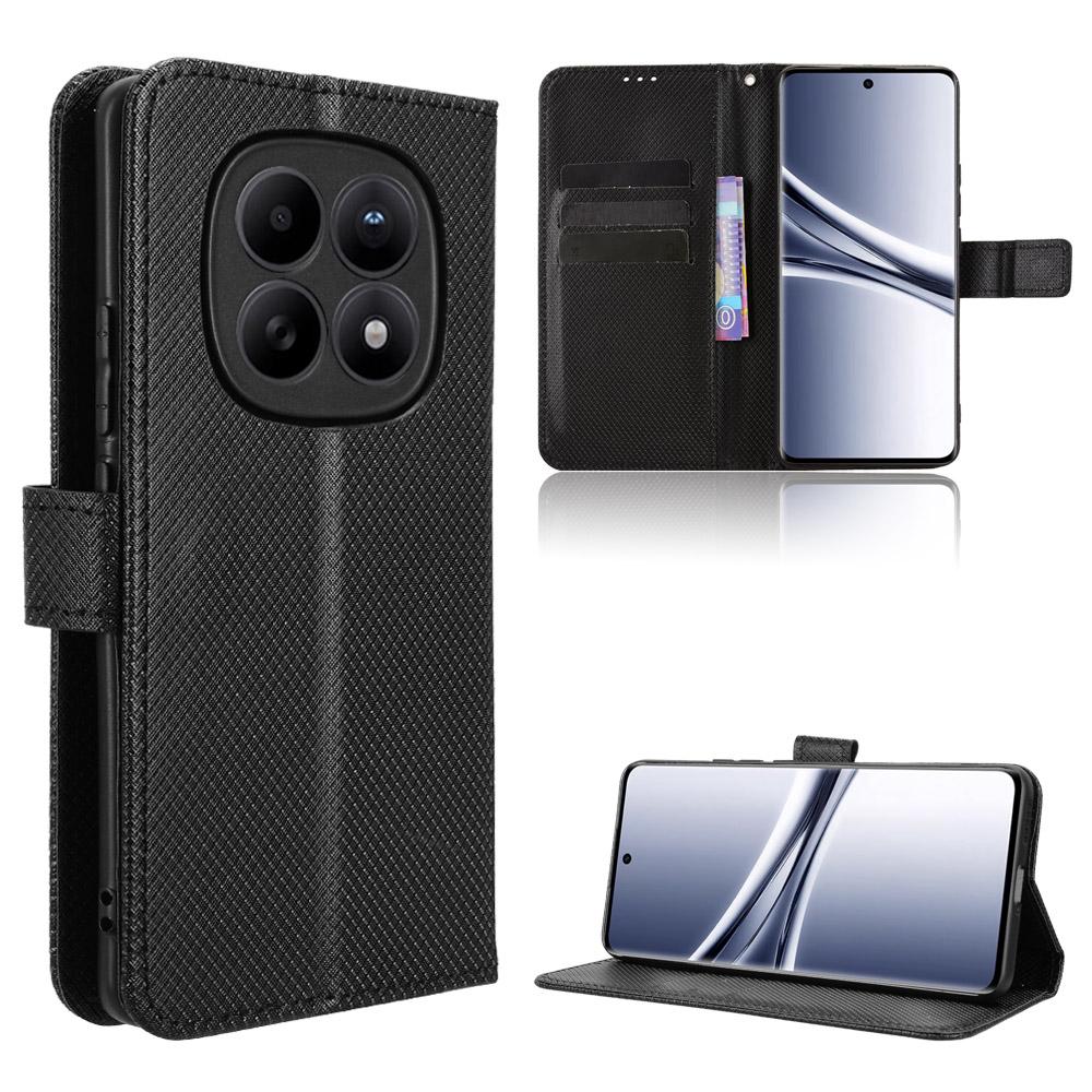 

Flip Cover Compatible for Xiaomi Redmi Note 15 4G Leather Case [Flip Vintage Leather] Shockproof Durable Retro Phone Case for Xiaomi Redmi Note 15 4G чёрный