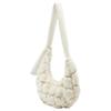 New LiNing Nylon Shoulder Bag, Crossbody Bag Regular Unisex Cream White ABDV367-2