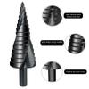 3Pcs/set 4-12mm 4-20mm 4-32mm Drilling Tools Set Titanium Coated High Speed Steel Spiral Drill Bits Wood Metal Hole Cutter Core