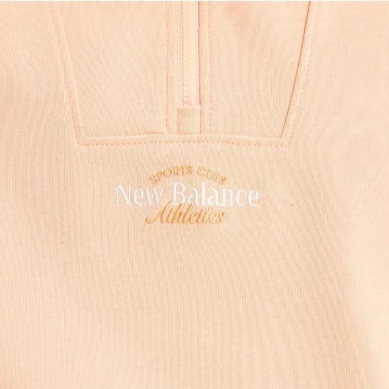New Balance W Signature Semi Crop Half Zip Up sWeatshirt nbnce1W212 81  3010309