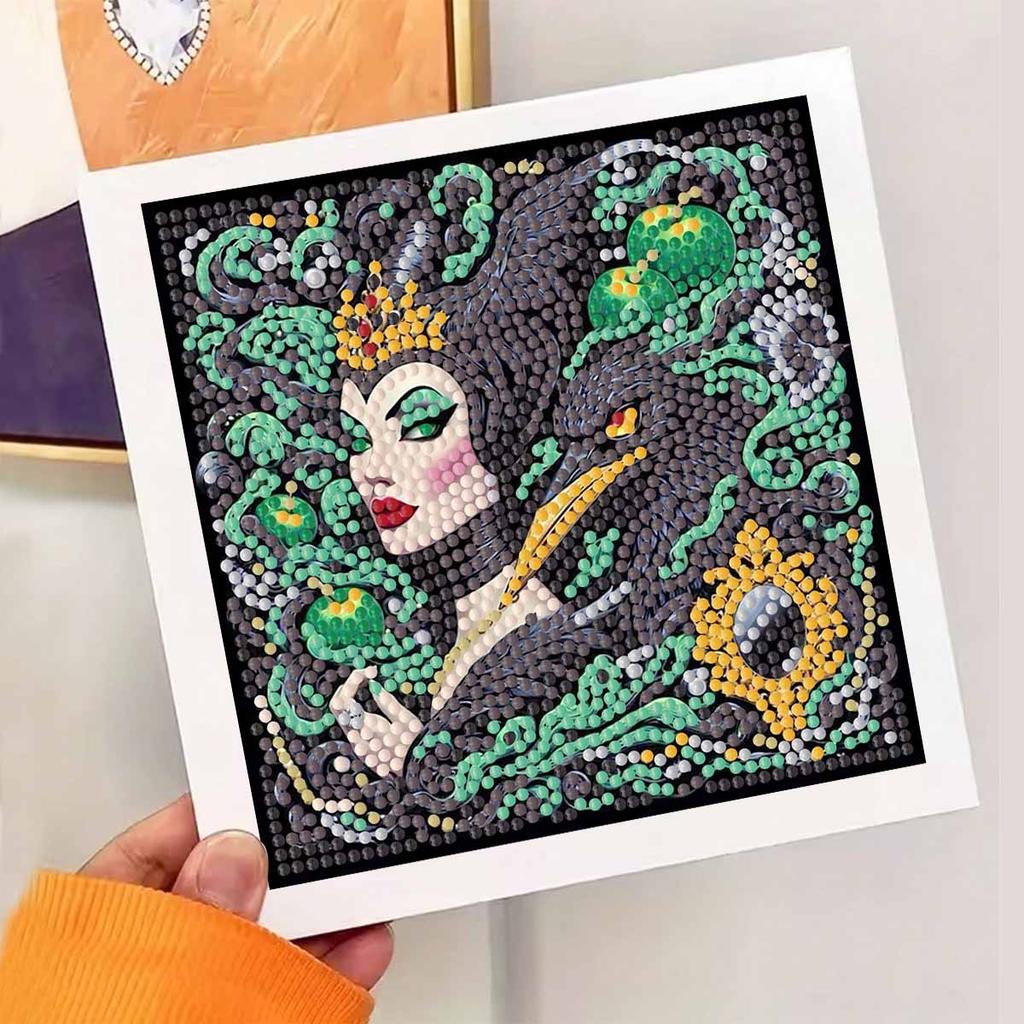 Zestaw do malowania diamentami DIY z ramą, Królowa Pełna mozaika 5D Zestaw do haftu krzyżykowego DIY Dekoracja domu z ramą, Kolekcja hobby rękodzielniczego