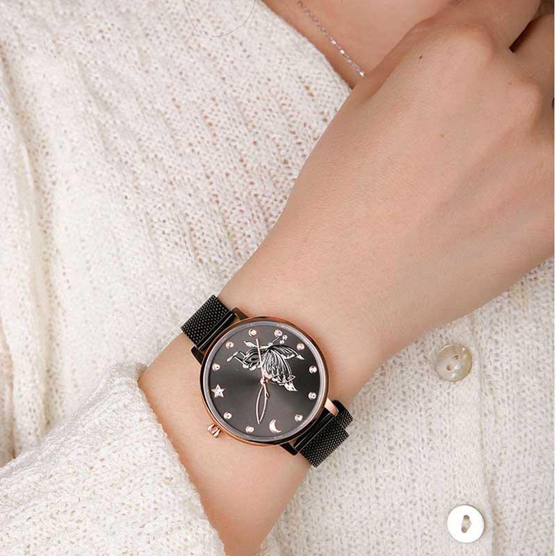 2022 Nuove donne Di lusso oro rosa orologio da polso Ladies Fashion Design  3D Sainless Acciaio analogico al quarzo Orologi al quarzo acquista in modo  economico — spedizione gratuita, recensioni reali con