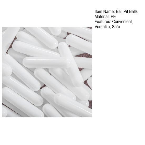 100 Pack Ball Pit Balls for Baby Toddler Phthalate Free BPA Free Crush Proof Plastic Multicolored Play Toys Candy Shape Reusable Play Balls