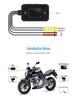 Duální 1080P HD motocyklový WiFi GPS rekordér s přední a zadní kamerou, 3,0" displej