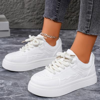 Dames Sneakers Lente Herfst Modieus Casual Schoenen met Dikke Zool Comfortabele Hoogteverhogende Platformzolen voor Dames