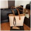 Tote Bag Women's New Large-capacity Commuter Bag Spring and Autumn Feeling Versatile Shoulder Bag Simple Class