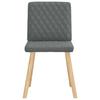 Dining Chairs 6 Pcs Dark Grey Fabric