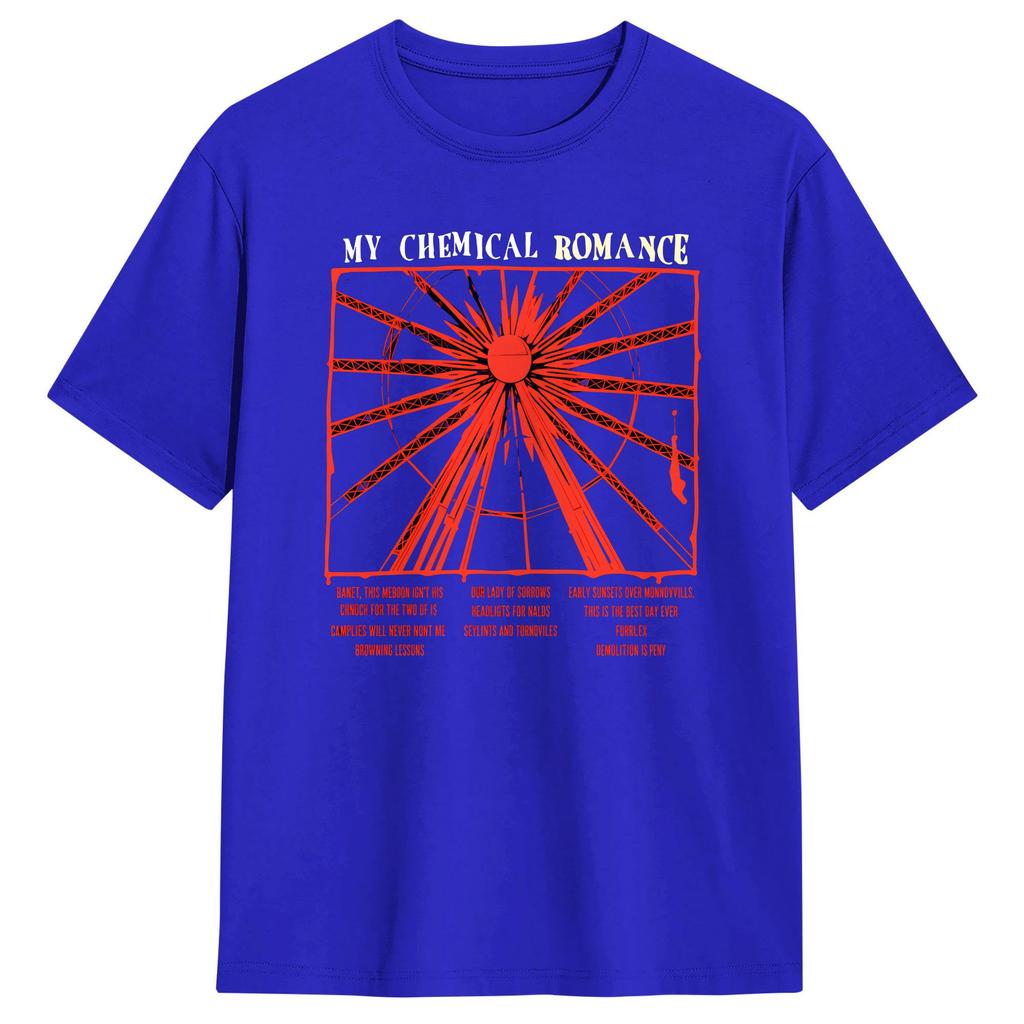 Mens My Chemical Romance MCR Bullets 20 Years T Shirt 100 Cotton Clothes Funny Short Sleeve O Neck Tees Plus Size TShirt