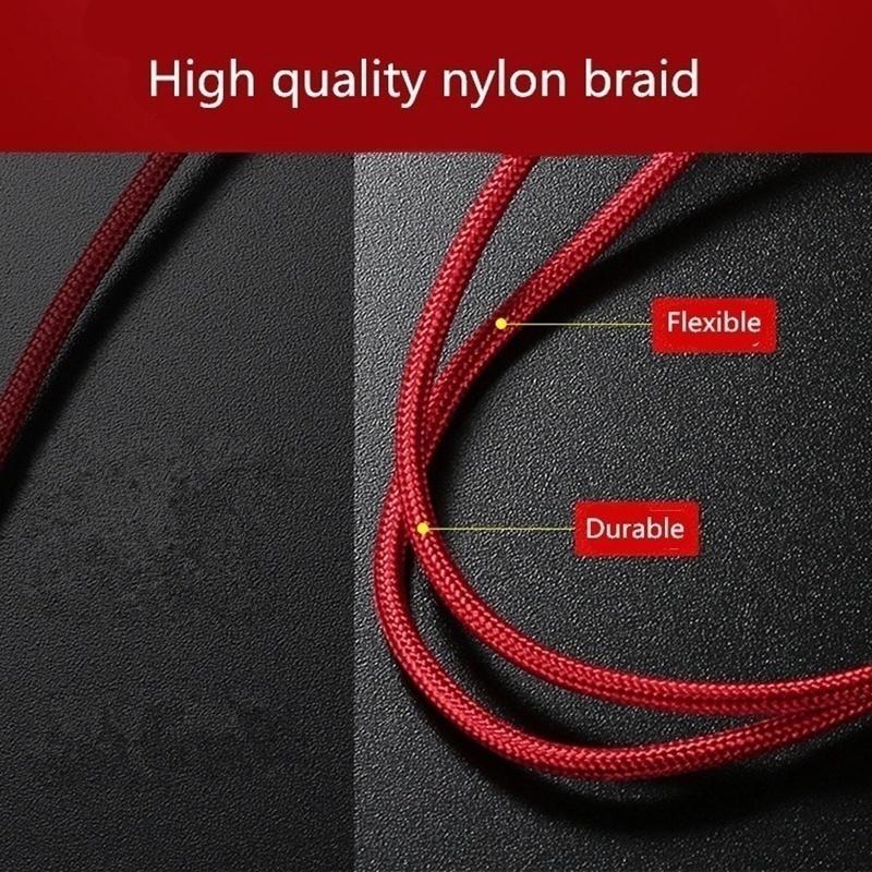3-in-1 USB Data Sync Fast Charging Cable for Android IPhone