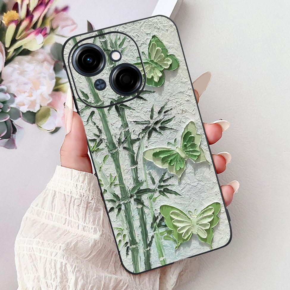 6.67'' For Tecno Spark Go 1 Case Pop 9 Cover Cute Cat Cartoon Fashion Butterfly Boy Girl Back Cover For Tecno Pop 9 Phone Case