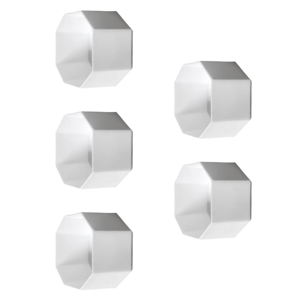 5 ks Pohodlná koncovka tenisové rakety Plastový koncový kryt Kryt tlumící raketu pro tenisovou a racquetballovou raketu