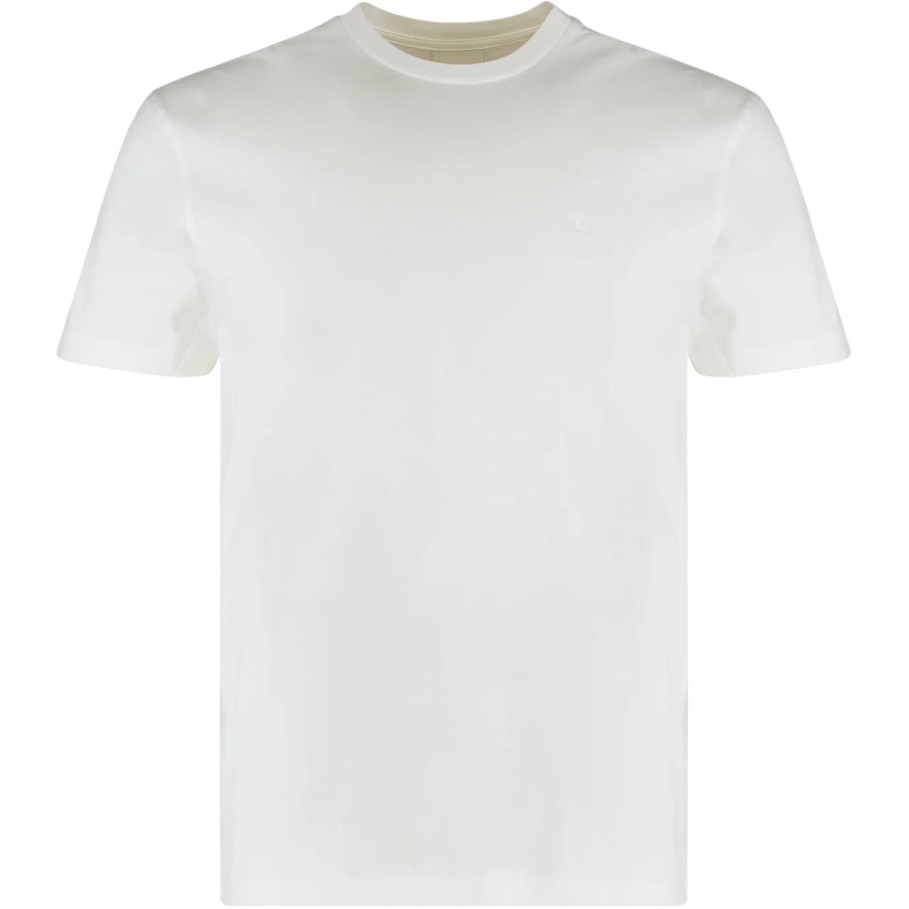 

Calvin Klein Solid Color Crew Neck Pullover Straight Fit Short Sleeve T-Shirt Men tops LV04LB275GYAF L