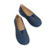 New European and American casual flat-bottomed hollow hole shoes women's summer round head one-pedal loafers lazy shoes