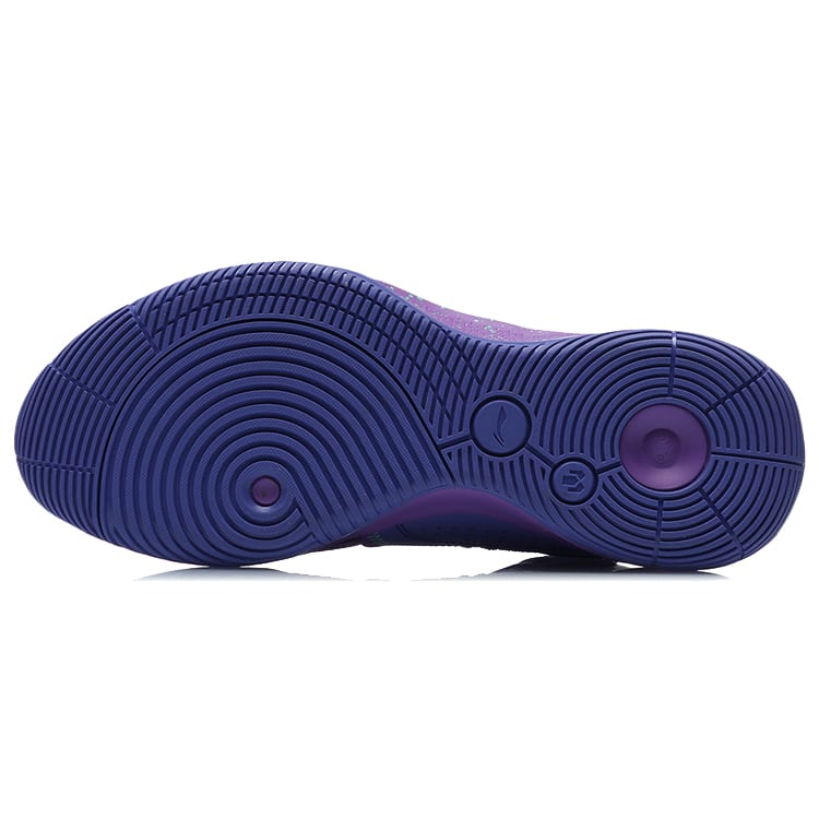 Li Ning Sonic 9 Team Basketball Shoes Men's Mid Top Quartz Purple ABPR017-1