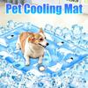 Cooling Pet Mat 60x90cm Ice Gel Self Added Water Dog Cold Bed Cushion Portable Durable For Small Big Dogs