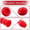 10Pcs Caulking Gun Nozzles Cap Red Caulk Saving Cap Caulk Sealer Saver Open Caulking Tube For Sealing And Preserving