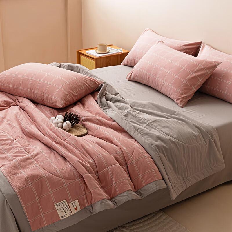 Manyaju All Cotton Washed Summer Quilt