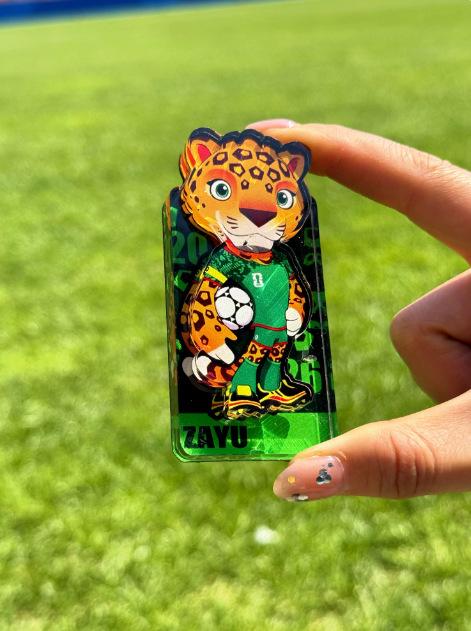 Voetbal Mascotte Acryl Koelkastmagneet Cartoon Dier Hanger Voetbalfan Cadeau Collectie Souvenir Feestdecoratie