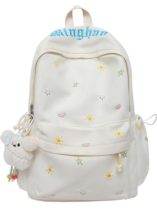 Mochila Grande de Estilo Japonés, Linda y Dulce, para Mujeres Estudiantes