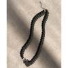 Black Beaded Necklace Heart Pendant Choker Chain Necklace Beads Choker Party Accessories Gift for Men Women Girlfriends