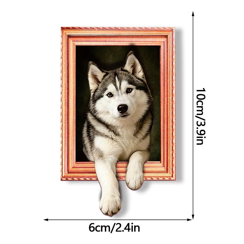 3D Cartoon Animal Magnetic Photo Frame Framed Picture Style Wooden Magnet  Office Board