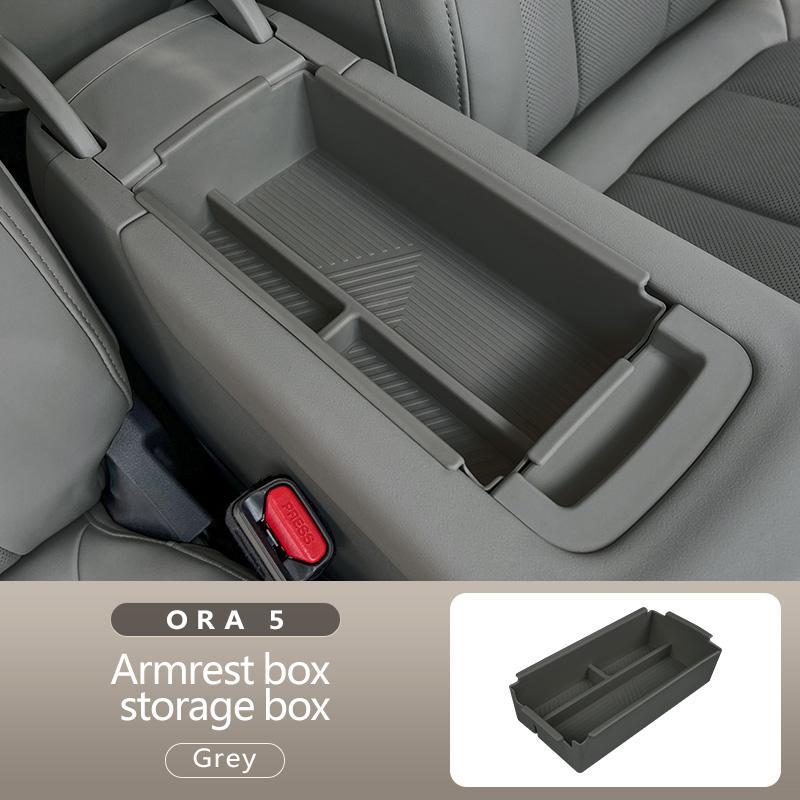 Center Console Armrest Storage Box For Gwm Ora 5 Organizer Insert Tray Interior Modification Accessories