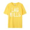 Funny Lag Kills Video Game Pc Hardcore Gamer Mens Clothing Breathable Vintage T Shirts Punk Style Tee