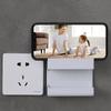 Multi-functional Wall-mounted Organizer for Remote Controls and Mobile Phones Horizontal Mobile Movie Viewing Multifunctional Organizer Box