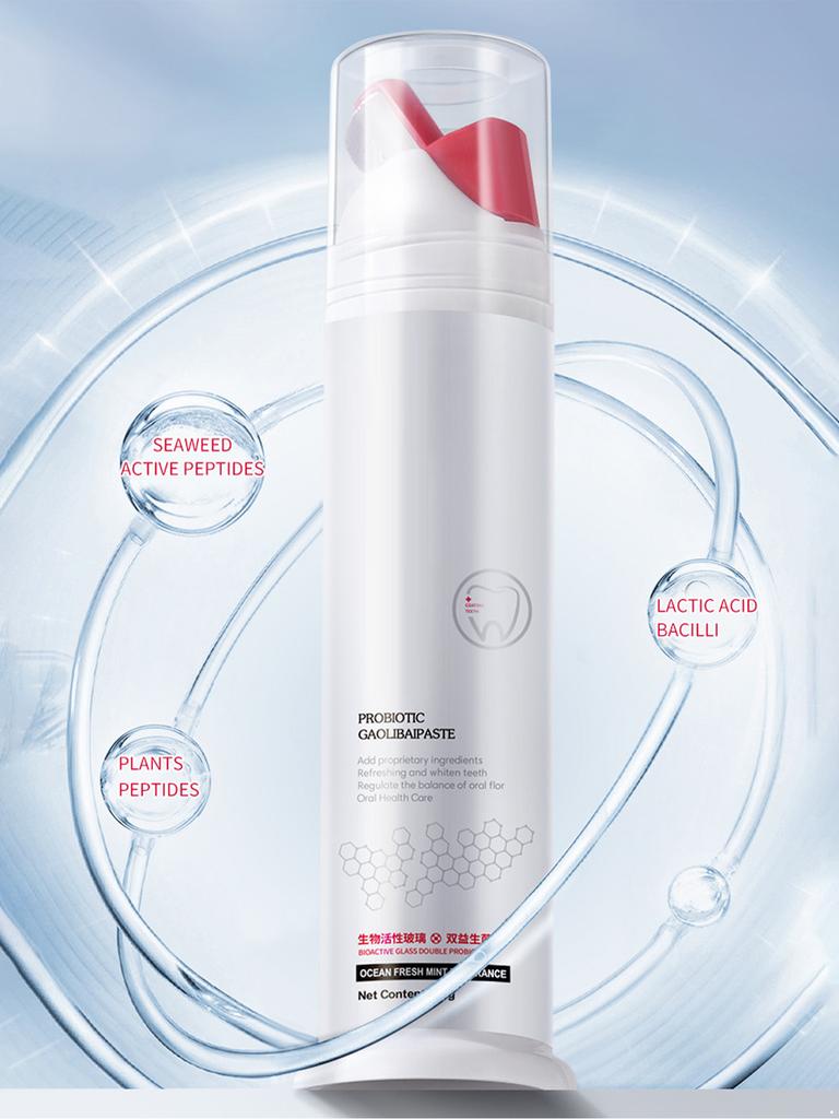 Probiotická zubní pasta pro ústní péči, 120g tuba - Jemně čistí zuby a podporuje zdravé dásně