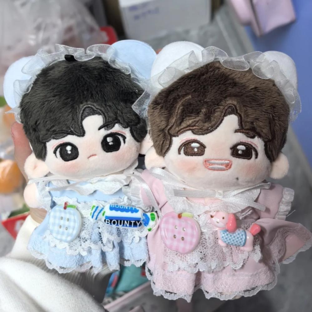 Headband Doll Clothes Outfit Cute Dress Doll Dress Up Set  10cm Cotton Doll