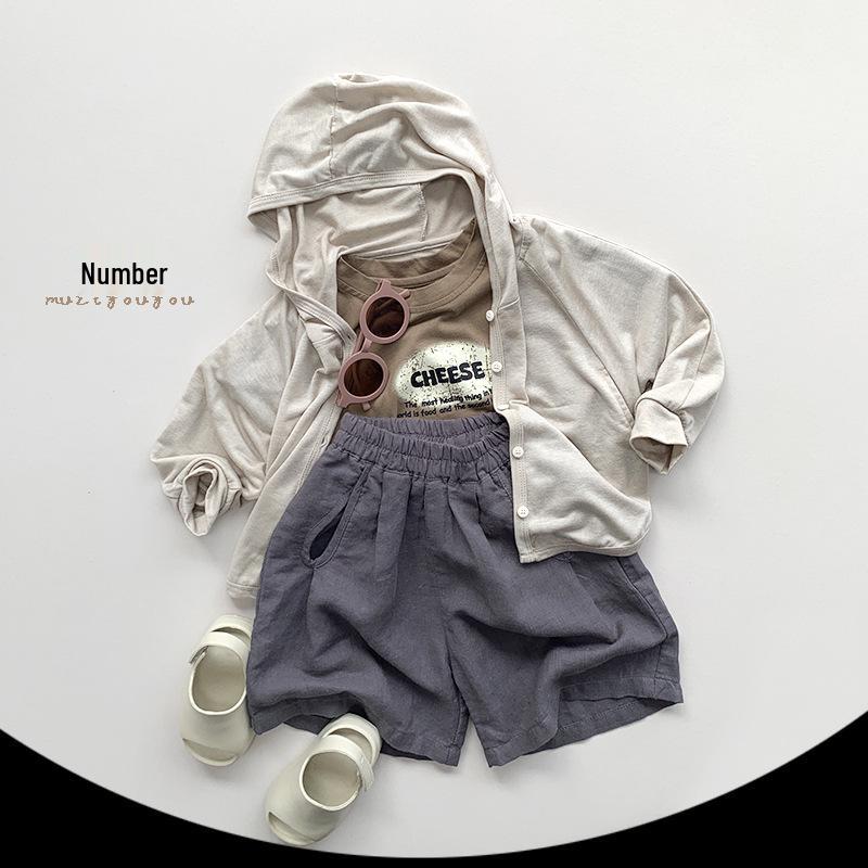 Kids' Lightweight Summer Sun Protection Cardigan - Korean Style