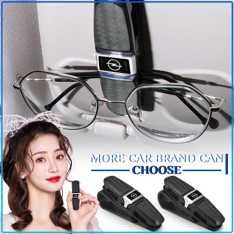 Car Portable Glasses Clip Logo Sun Visor Eyeglasses Holder For Opel Astra H G Corsa Insignia Astra Antara Meriva Zafira Interior