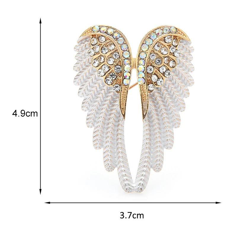 Broșe Noi la Modă cu Aripi de Înger Broșe Versatile Elegante Rafinate Magpie pentru Doamne Cel Mai Bun Cadou de Petrecere Bijuterii