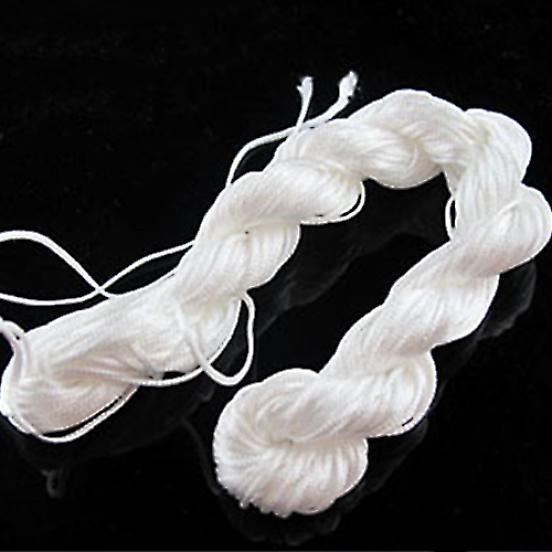 

1 рулон, 25 м, нейлоновый шнур, китайский узел, браслет макраме, плетеная веревка