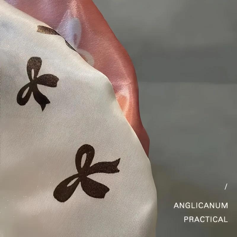 1Pc Double Layered Shower Cap for Women'S Waterproof Foldable Printed Design Bath Cap Kitchen Oil Fume Dust Prevention Headgear