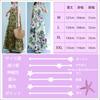 Maison De TAO Women's Sleeveless Dress with Floral Print, Long Sleeve, Elegant Casual Summer Dress (Size M, Pink)