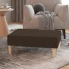 Day and Night - Day and Night Dark Brown Fabric Footstool 78x56x32 Cm