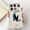 For Infinix GT 20 Pro X6871 Lucky Initial Letter Phone Case For Infinix GT20 Pro 5G Soft Silicone Shockproof Cases