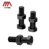 Aozhan Industrial Blackened 8.8 Grade Carbon Steel Hex Half-Thread Bolt & Nut Set