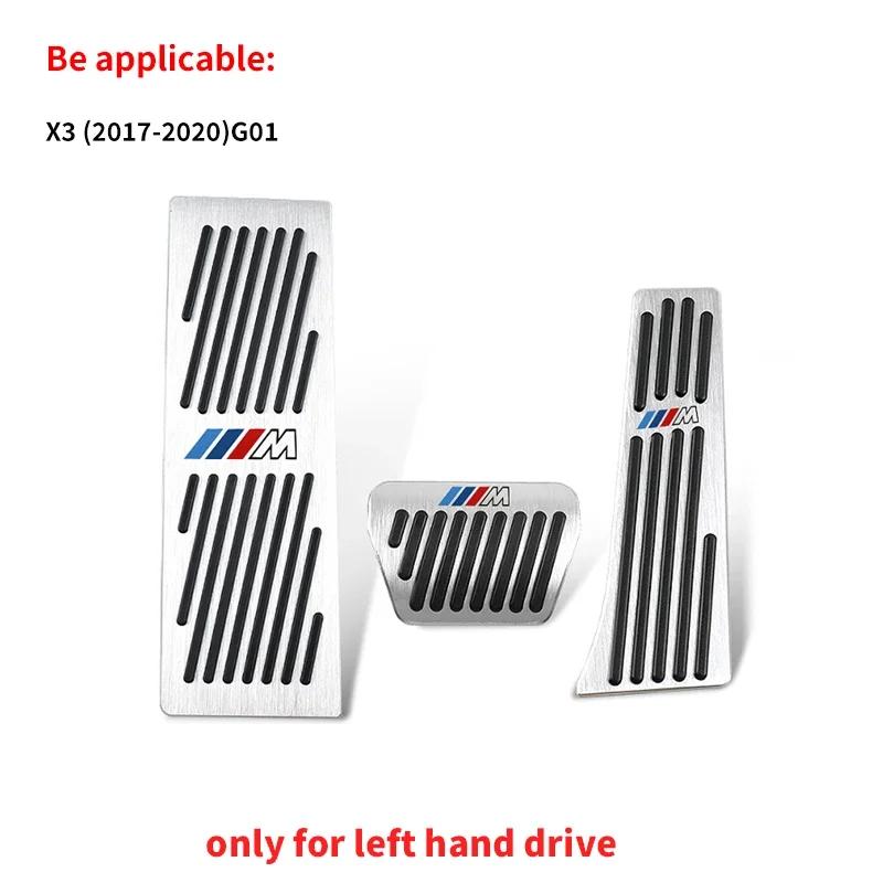 New Foot Rest Fuel Brake Gas Pedal Pads Covers For BMW 3 5 series E39 E46 E87 E90 E91 F10 F30 F20 F25 F01 X5 X3 M4 Car Acce