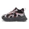 Li Ning Starry WNTR Fleece Versatile Comfortable Wear-Resistant Lightweight Mid-Top Lifestyle Casual Shoes Women Casual Shoes Black Purple AGCV392-3