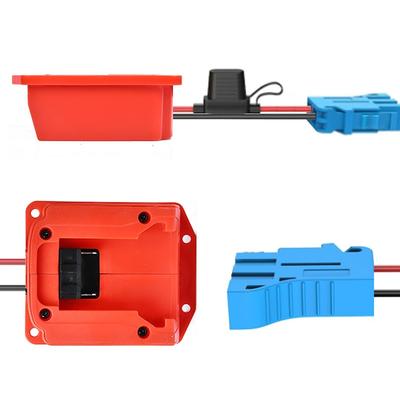 Adapter Power Wheels Do Akumulatora Milwaukee 18V M18 Z Konektorem Wiązki Przewodów I Uchwytem Bezpiecznika