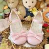 JX Cute Kitten Bow Versatile Sweetheart Lolita Small Low Heel Round Head Lo Shoes One-button Fashion Shoes