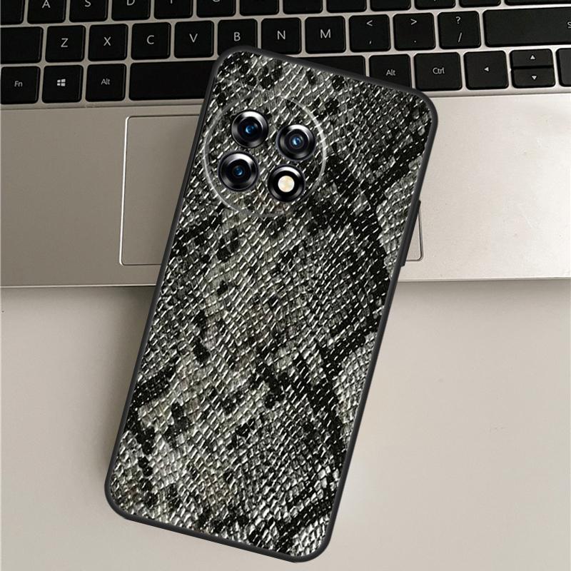 Snake Skin Print Case For OnePlus Nord 5 CE 3 4 Lite N20 N30 OnePlus 15R 13R 12R 13T 10T 10 Pro 11 12 13 Cover