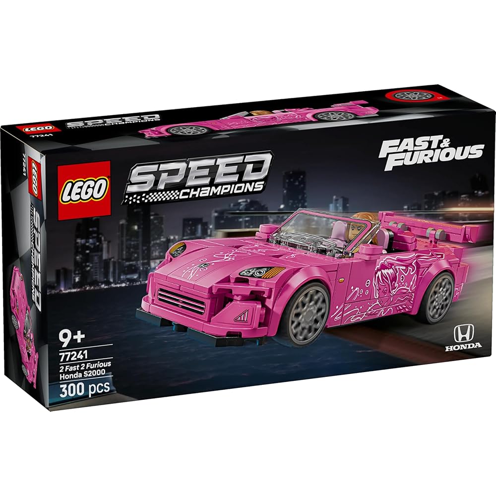 LEGO Speed Champions Honda S2000 Toy Building Blocks for Boys and Girls 9 Years and Up
