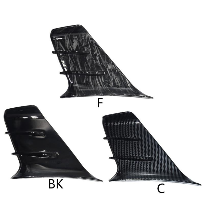 Motorrad Aerodynamische Seitenflügel Spoiler Universal ABS Verkleidung Flügel Deflektor Mehrfarbig für Street Bikes