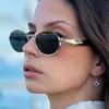 Classic Women Retro Small Frame Oval Sunglasses Outdoor Men's Driving Sun Protection Eyeglasses Men Shades UV400 Eyewear